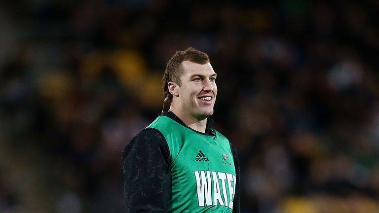 during The Rugby Championship match between the New Zealand All Blacks and the South Africa Springboks at Westpac Stadium on September 15, 2018 in Wellington, New Zealand.
