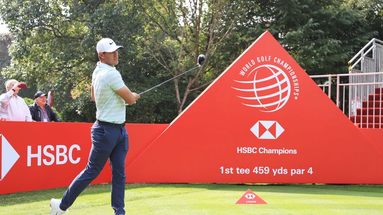 during the pro-am prior to the WGC - HSBC Champions at Sheshan International Golf Club on October 24, 2018 in Shanghai, China.