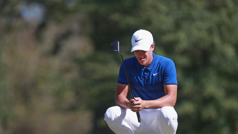 during the final round of the Sanderson Farms Championship at the Country Club of Jackson on October 28, 2018 in Jackson, Mississippi.