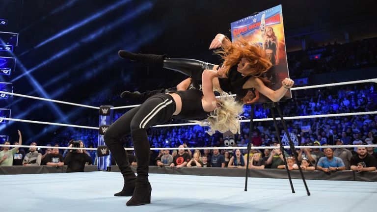 Charlotte Flair attacked Becky Lynch as the hatred between the two reaches boiling point