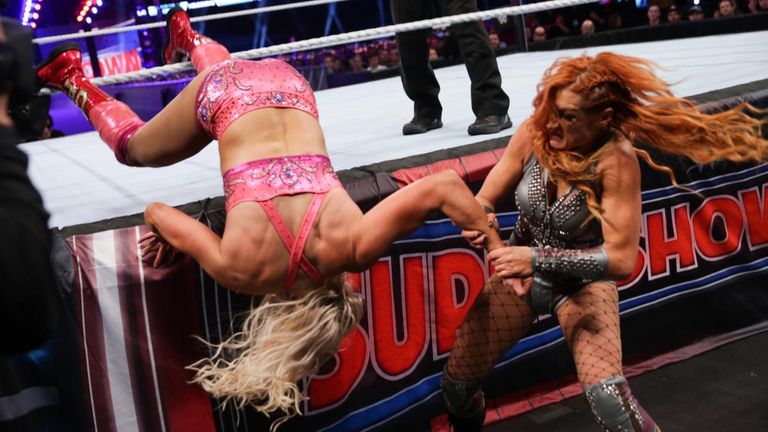 The match between Becky Lynch and Charlotte Flair is Evolution's hottest in prospect