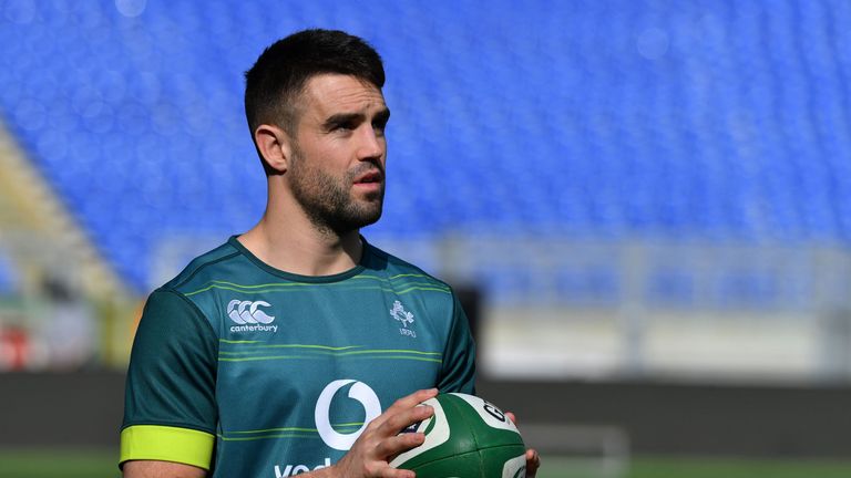 Conor Murray continues his&#160;rehab from a long-term neck injury
