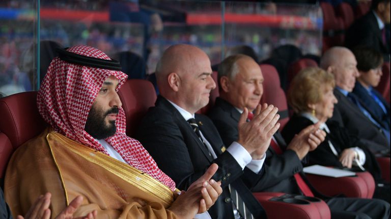 Saudi Arabia's Crown Prince Mohammad bin Salman