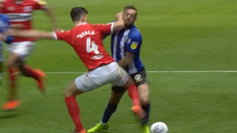 Sandwiched in between Middlesbrough’s two goals at Sheffield Wednesday was this challenge from Daniel Ayala. Was the Boro man lucky to stay on the pitch?