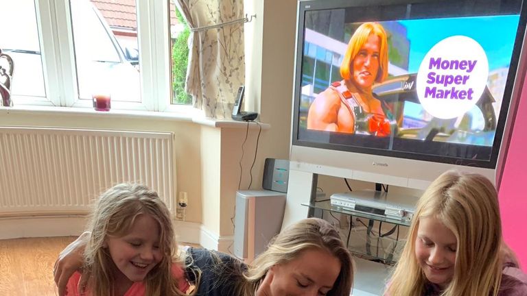 Danni is already missing her cousins (and pet rabbit)