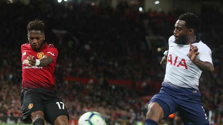 Danny Rose started Spurs' 3-0 win over Manchester United earlier this season