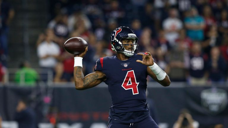 Deshaun Watson throws 3 TDs, catches another as Texans top Patriots – The  Denver Post