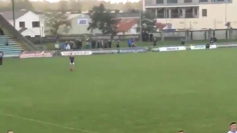 The mentor came onto the field and struck an East Kerry player