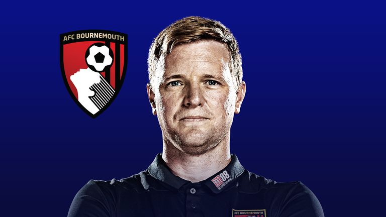 Bournemouth manager Eddie Howe has his team in the top half of the table