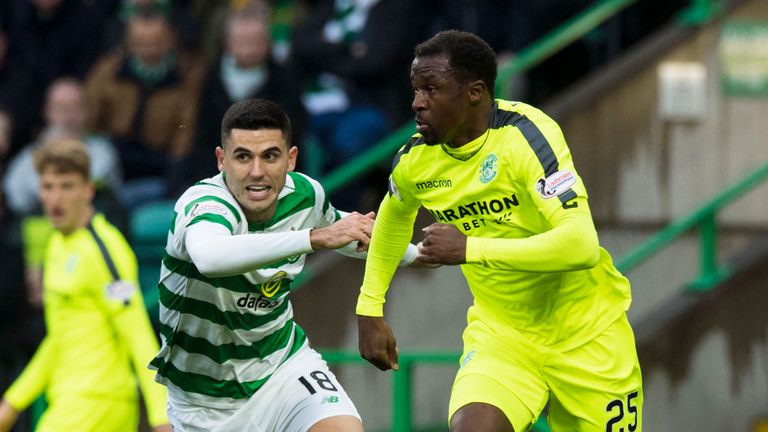 Hibernian defender Efe Ambrose was part of a team that kept three consecutive Premiership clean sheets before conceding four against Celtic in their last fixture on Oct 20th