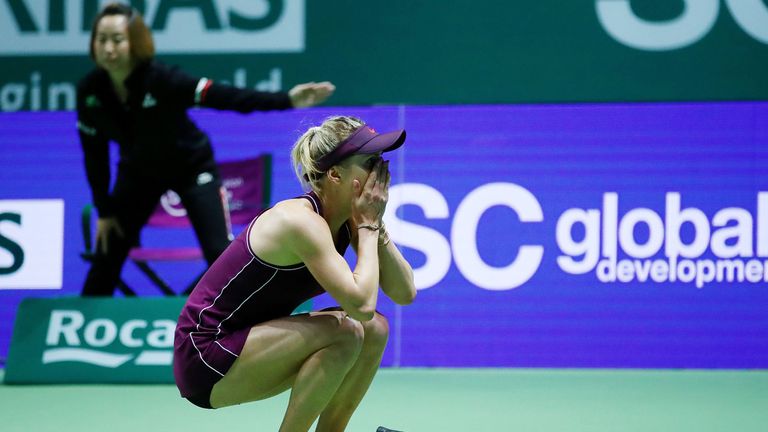 Elina Svitolina triumphed after just under two and a half hours