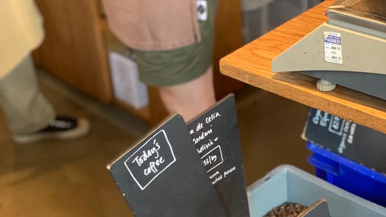 When they're not training, seeking out a good cup of coffee is high on the England squad's priority list