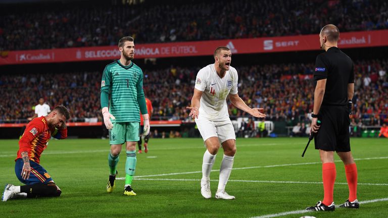 Eric Dier was praised by Sam Allardyce for his role in England&#39;s win in Spain