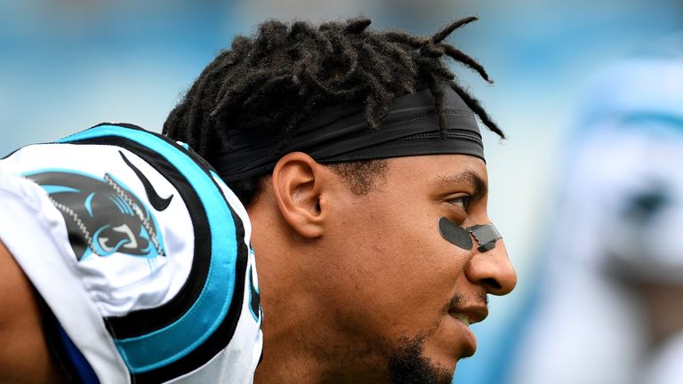 Reid was the first Panthers player to kneel during the national anthem
