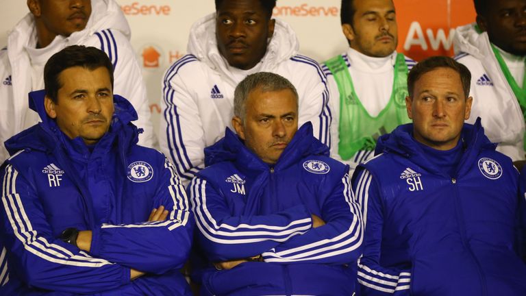 Faria would often be Mourinho's attack dog on the touchline during the lows at Chelsea