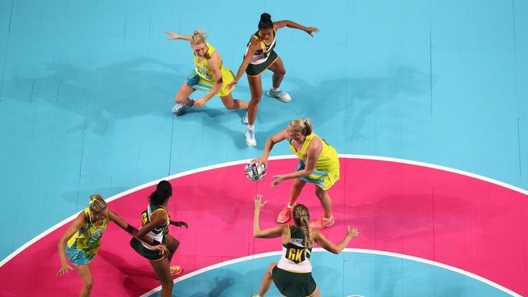 during the Fast5 Netball Series match between XXXX and XXXX at Hisense Arena on October 30, 2016 in Melbourne, Australia.
