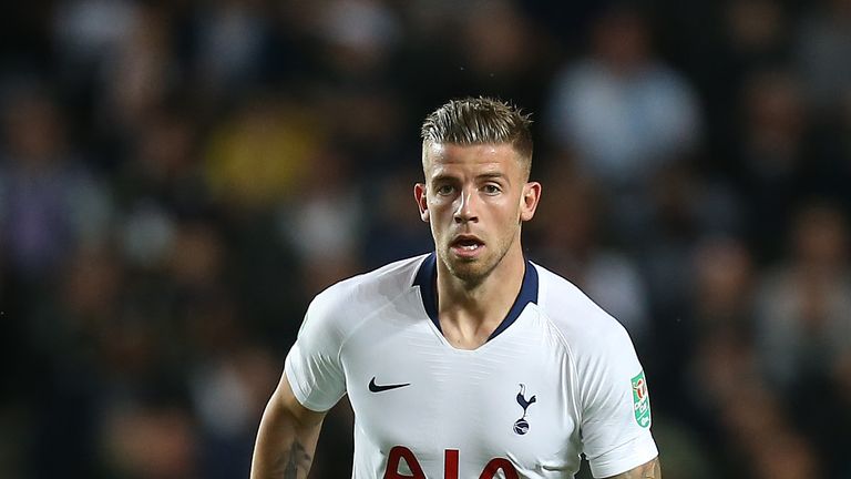 Spurs defender Toby Alderweireld