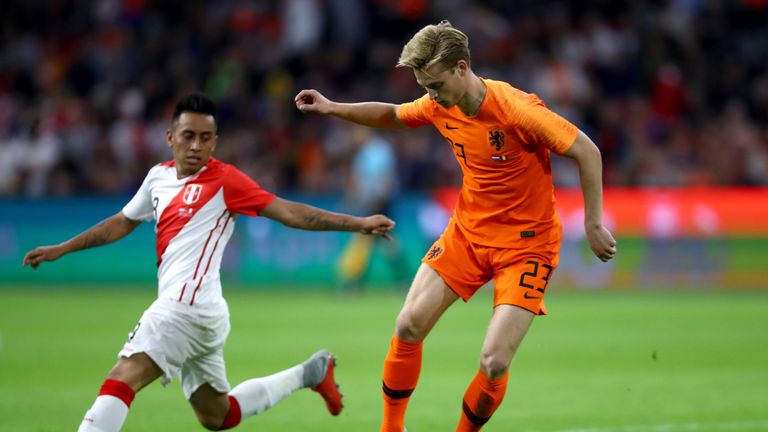  during the International Friendly match between Netherlands and Peru at Johan Cruyff Arena on September 6, 2018 in Amsterdam, Netherlands.