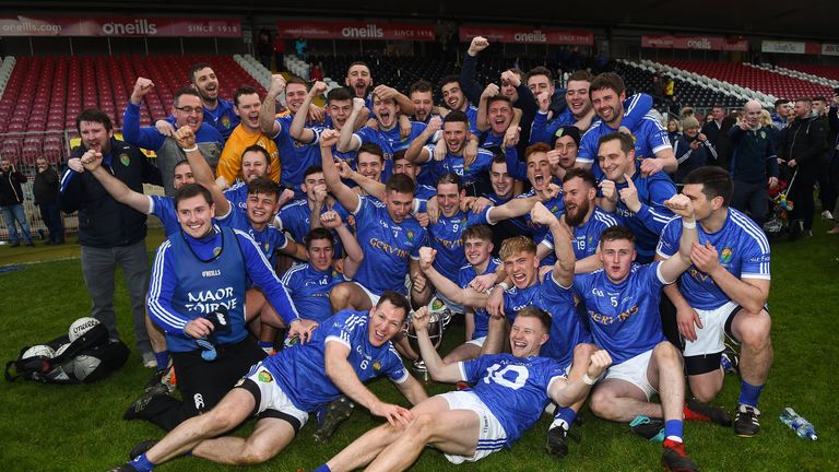 The Coalisland team celebrate
