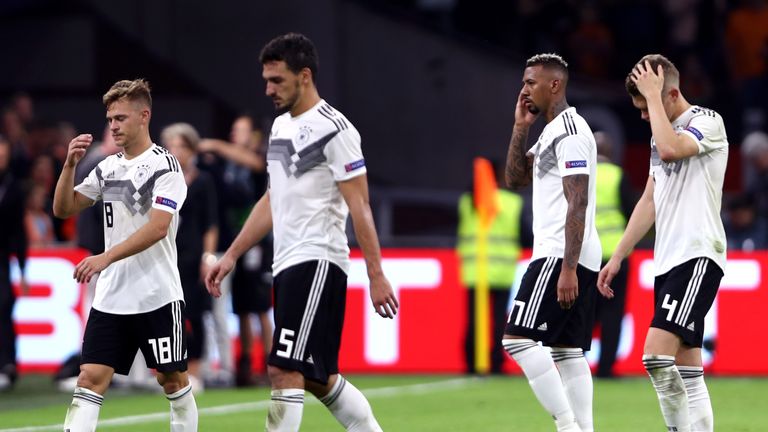 Germany have now lost five of their last nine matches
