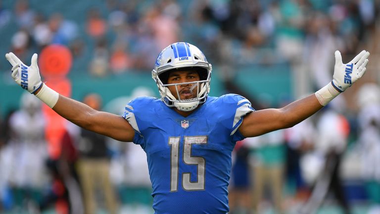 Golden Tate in action for Detroit Lions