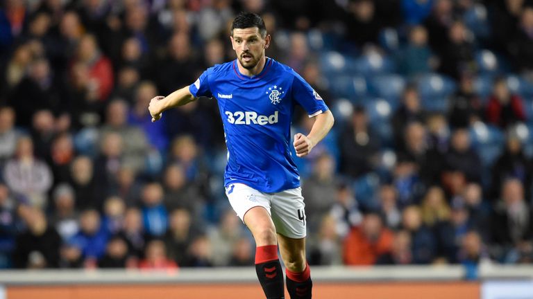 Graham Dorrans in action for Rangers.