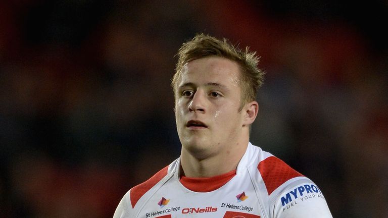 Greg Richards in action for St Helens in 2015