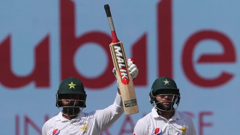 Mohammad Hafeez scored his first Test century since November 2015