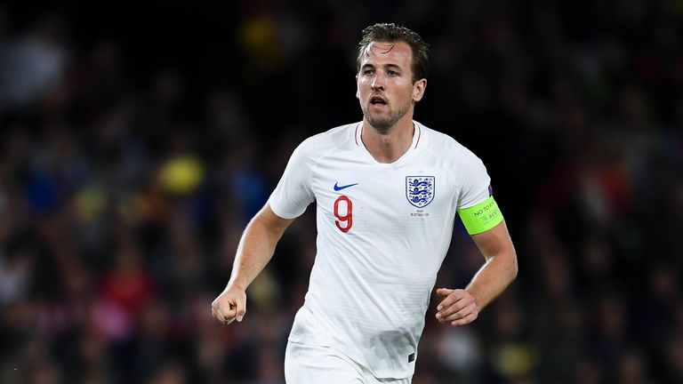 Harry Kane during the UEFA Nations League Group A4 match against Spain