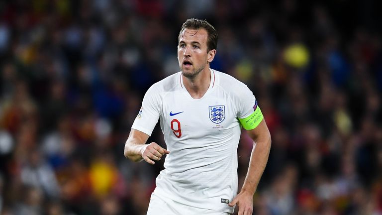 Harry Kane during the UEFA Nations League Group A4 match against Spain