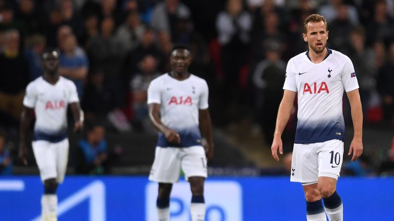  during the Group B match of the UEFA Champions League between Tottenham Hotspur and FC Barcelona at Wembley Stadium on October 3, 2018 in London, United Kingdom.