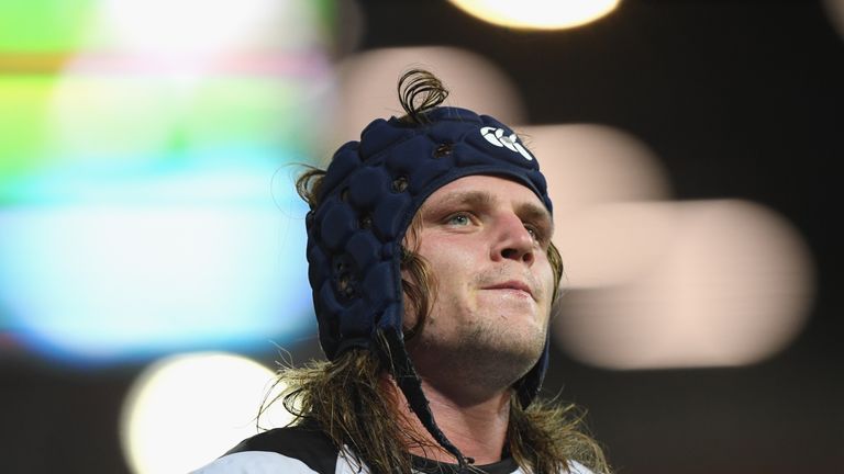 Harry Thacker during the Gallagher Premiership Rugby match between Gloucester Rugby and Bristol Bears at Kingsholm Stadium on September 14, 2018 in Gloucester, United Kingdom.