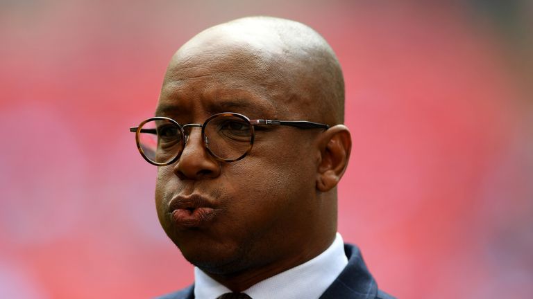 Former Arsenal and England striker Ian Wright 