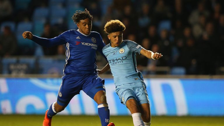 Jadon Sancho found his pathway to first-team football blocked at Manchester City