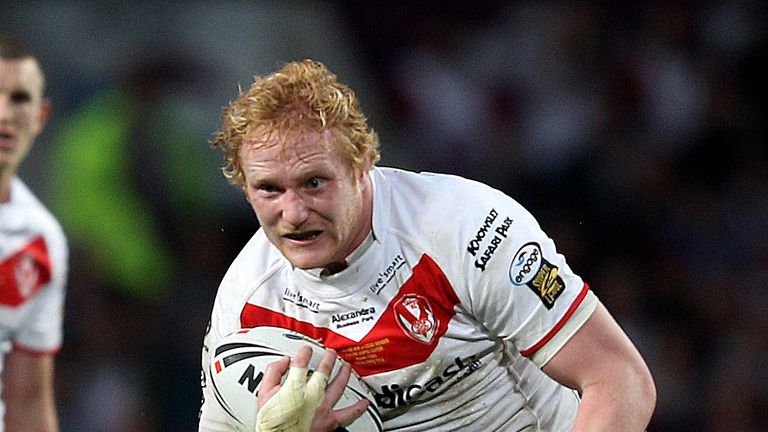 during the Engage Super League Grand Final match between St Helens and Leeds Rhinos at Old Trafford on October 8, 2011 in Manchester, England.