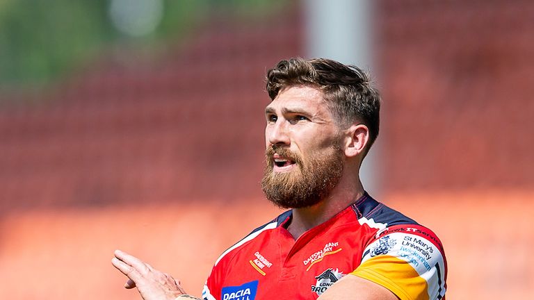 Jarrod Sammut in action for London Broncos