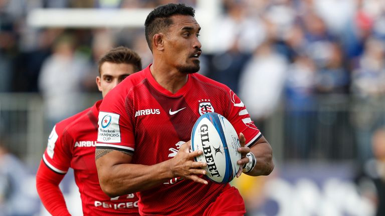 Jerome Kaino  was yellow carded for Toulouse