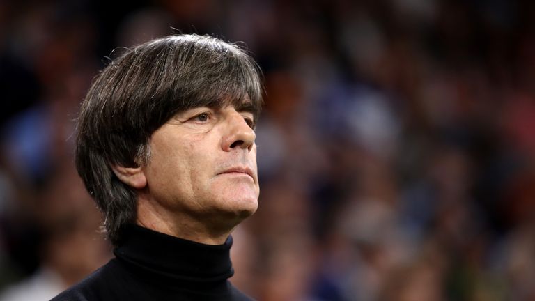 Joachim Low during the UEFA Nations League A group one match between Netherlands and Germany at Johan Cruyff Arena on October 13, 2018 in Amsterdam, Netherlands.