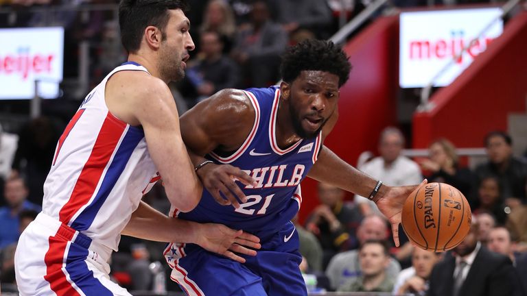 Joel Embiid could be forced to miss his first game of the season on Saturday