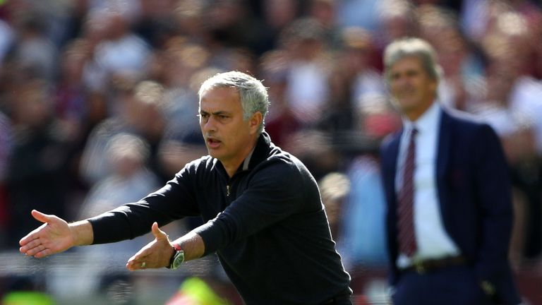 Jose Mourinho has watched Manchester United lose their last three games 