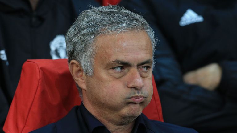 Jose Mourinho blamed the police for his side's late arrival after they refused to provide an escort to Old Trafford