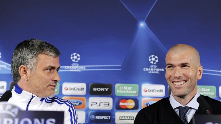 Jose Mourinho had to return to Bernabeu before Zinedine Zidane