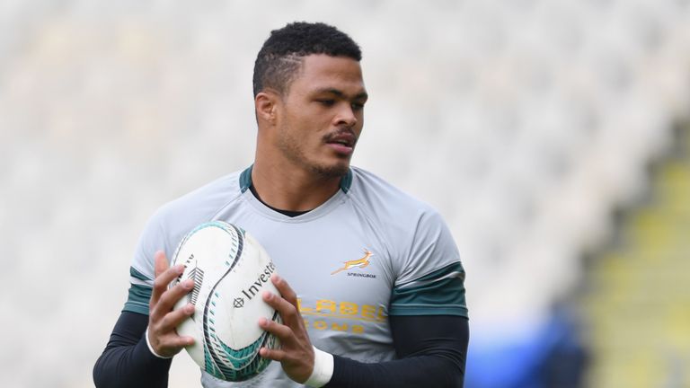 XXX during the South African Springboks captain's run at AMI Stadium on September 16, 2016 in Christchurch, New Zealand.