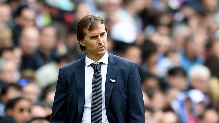 Julen Lopetegui is enjoying a difficult start to his first season as Real Madrid manager