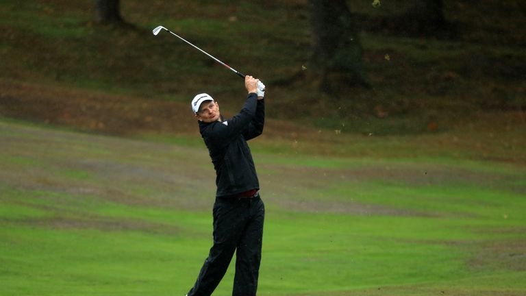  during day four of Sky Sports British Masters at Walton Heath Golf Club on October 14, 2018 in Tadworth, England.