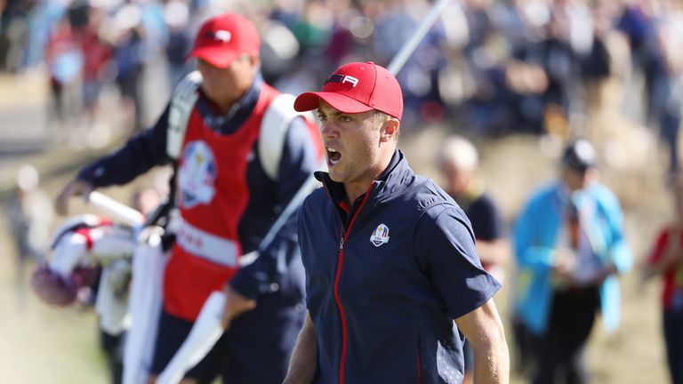 Justin Thomas was one of the bright spots for the USA in Paris