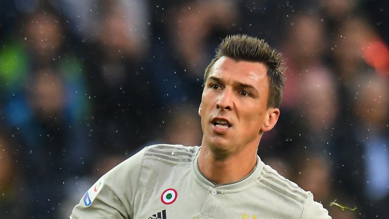 Mario Mandzukic has been ruled out of Juventus' tie with Manchester United