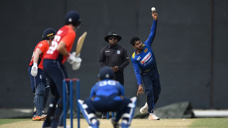 during the tour match between Sri Lanka Cricket Board XI and England at P Sara Oval on October 5, 2018 in Colombo, .