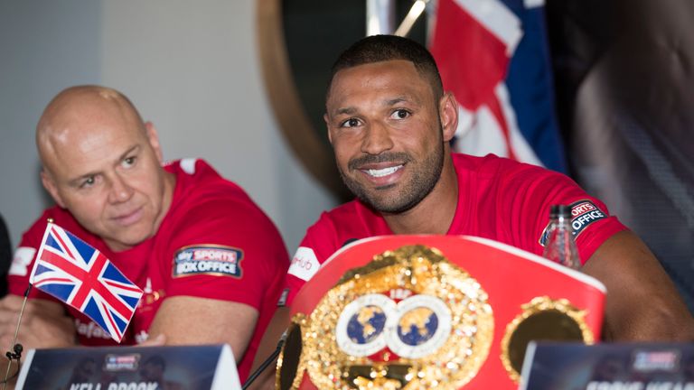 Kell Brook has denied reports he has fallen out with trainer Dominic Ingle