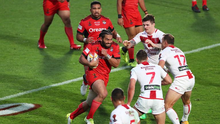 Hurrell in action against England in the 2017 World Cup semi final 